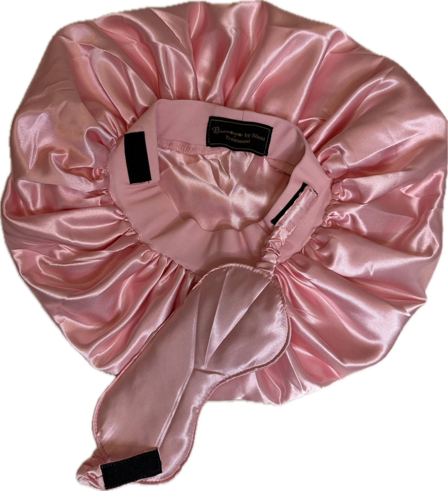 Bonneye = Bonnet + sleep eye mask Light pink